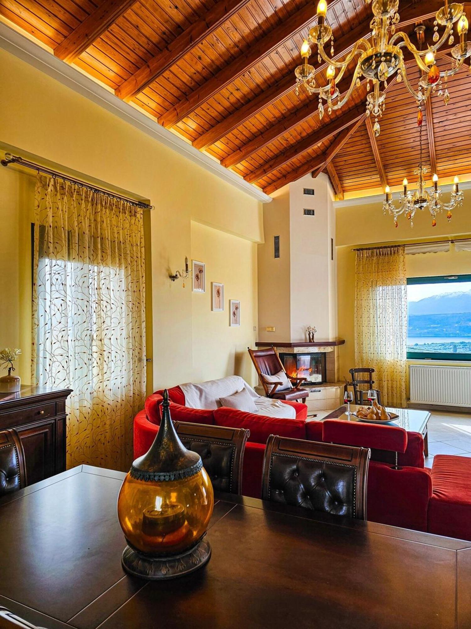 Villa Aitheras With Sea Views And Garden Stérnai エクステリア 写真