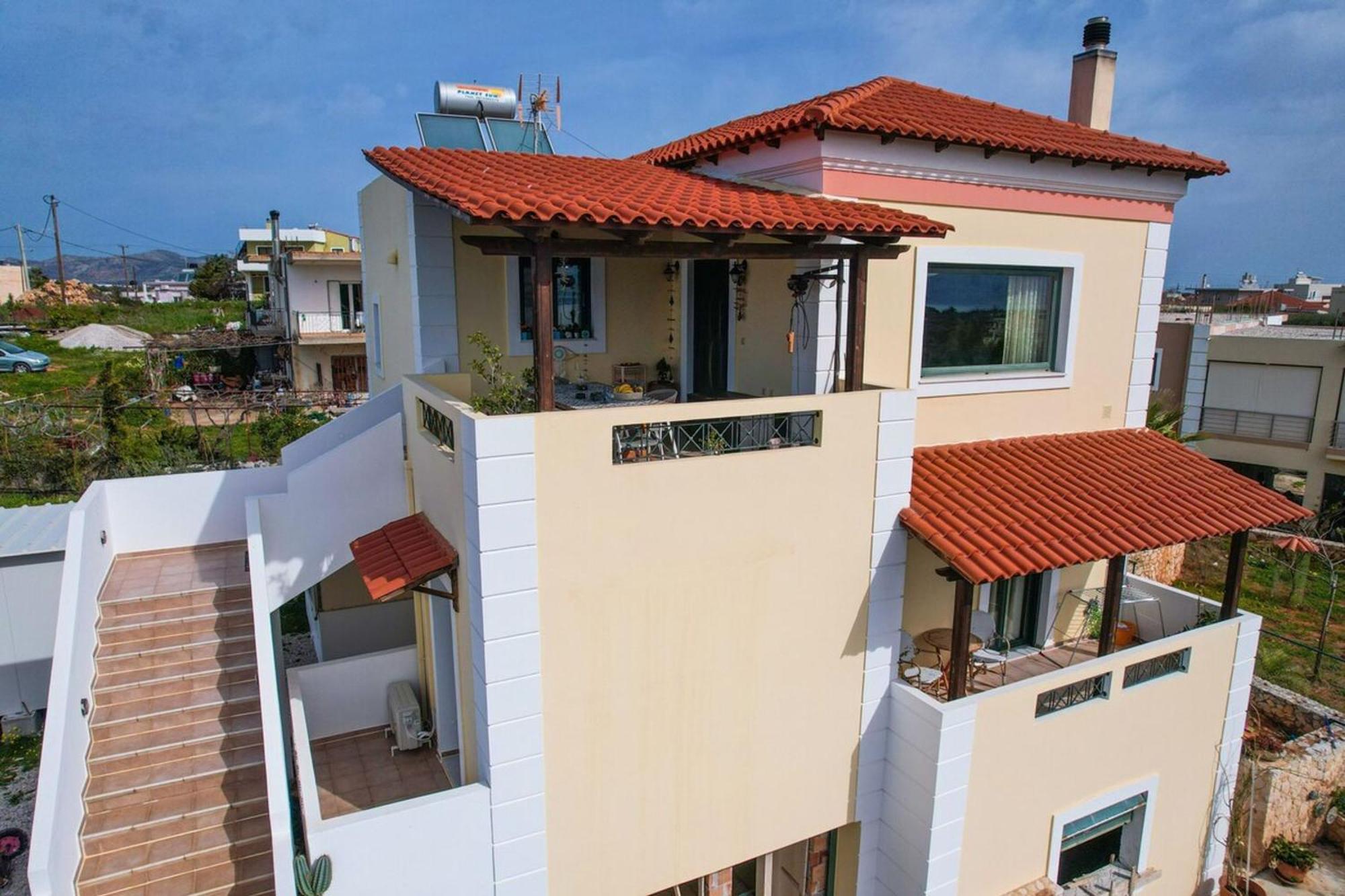 Villa Aitheras With Sea Views And Garden Stérnai エクステリア 写真